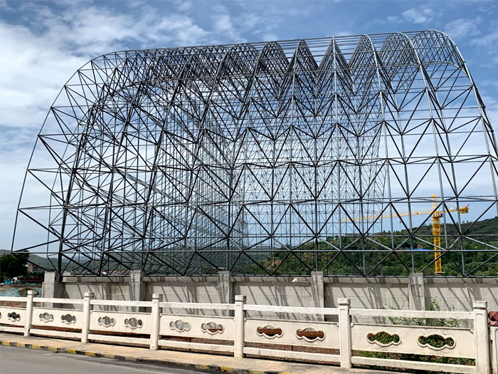 阿里山寨矿储煤棚网架